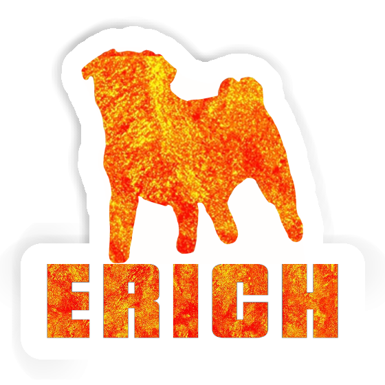 Pug Sticker Erich Laptop Image