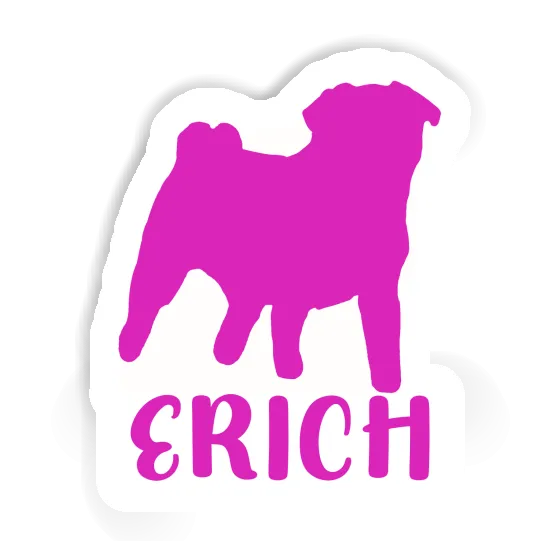 Pug Sticker Erich Notebook Image