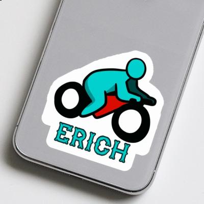 Motorradfahrer Aufkleber Erich Image
