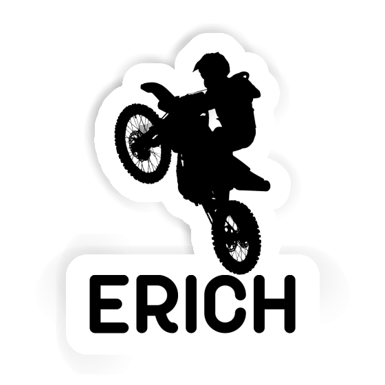 Erich Aufkleber Motocross-Fahrer Laptop Image