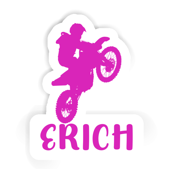 Sticker Erich Motocross Rider Notebook Image