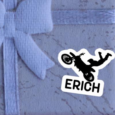 Sticker Erich Motocross-Fahrer Gift package Image