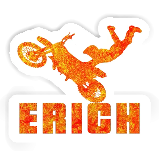 Erich Aufkleber Motocross-Fahrer Laptop Image