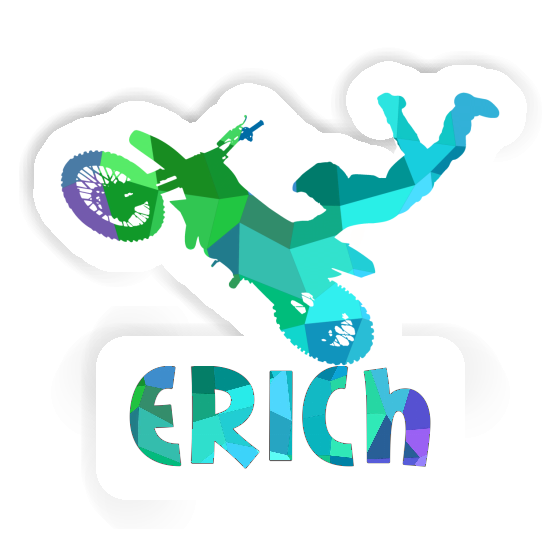 Sticker Motocross-Fahrer Erich Notebook Image