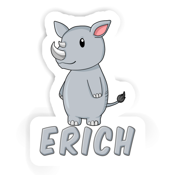Erich Sticker Rhino Notebook Image