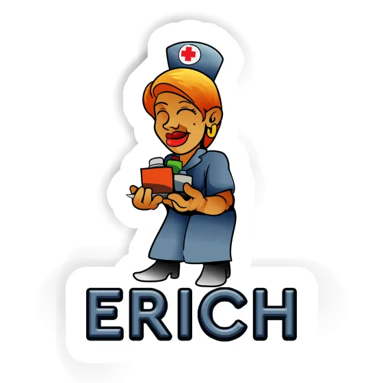 Sticker Erich Nurse Gift package Image