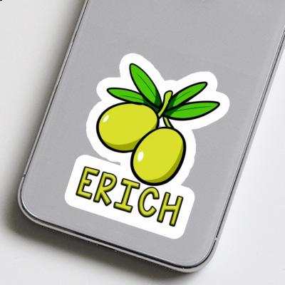 Olive Autocollant Erich Notebook Image