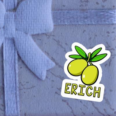 Olive Autocollant Erich Gift package Image