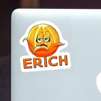 Erich Sticker Orange Image