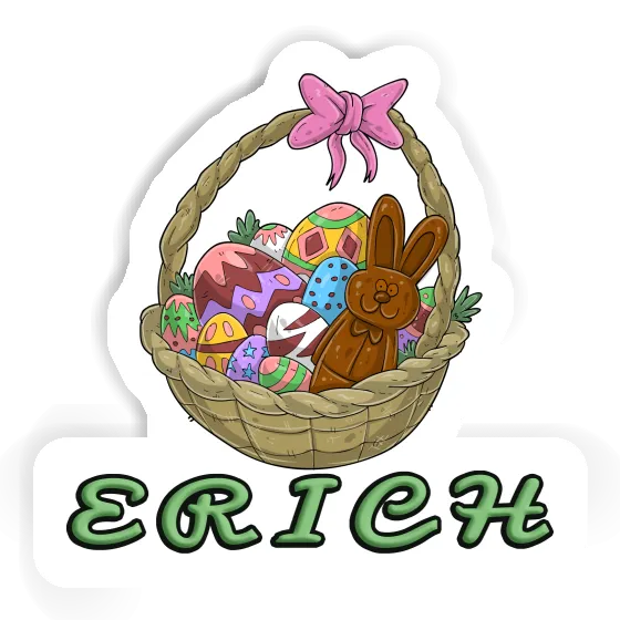 Sticker Easter basket Erich Laptop Image