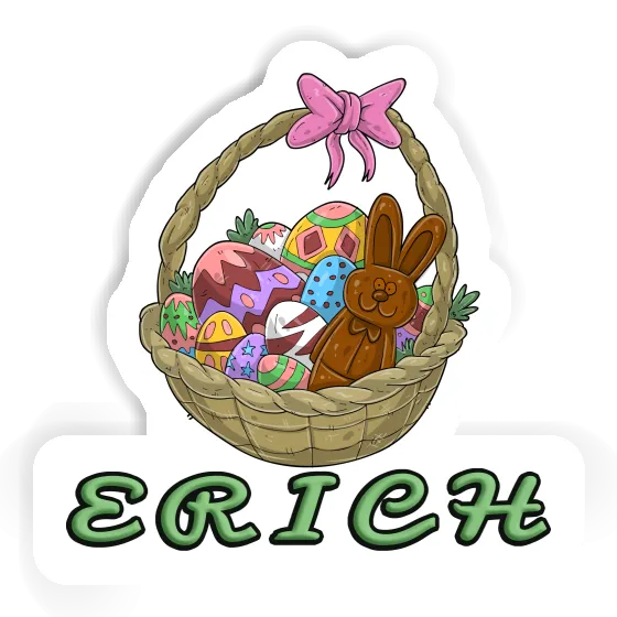 Sticker Easter basket Erich Gift package Image