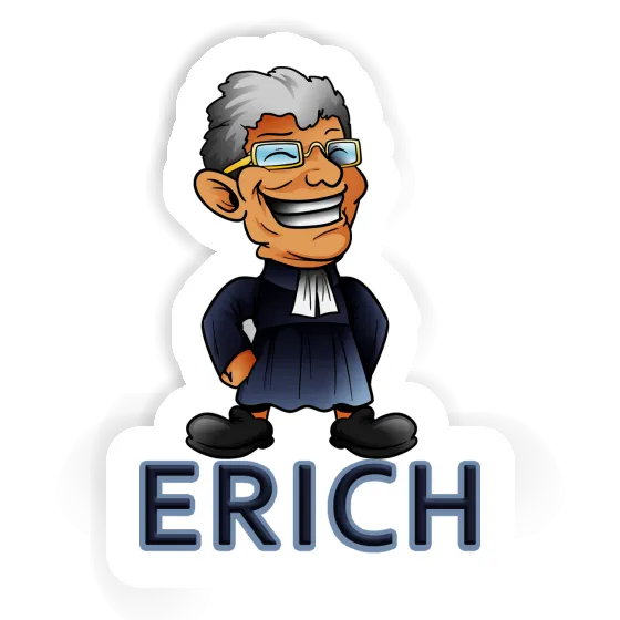 Vicar Sticker Erich Laptop Image