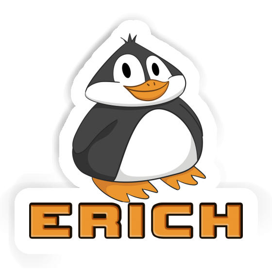 Pinguin Aufkleber Erich Image