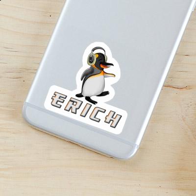 Musik-Pinguin Sticker Erich Laptop Image