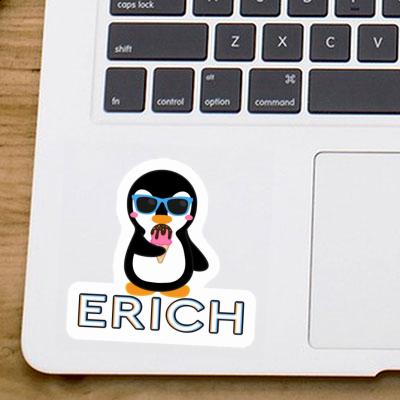 Erich Sticker Ice Cream Penguin Image
