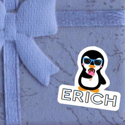 Erich Sticker Ice Cream Penguin Notebook Image