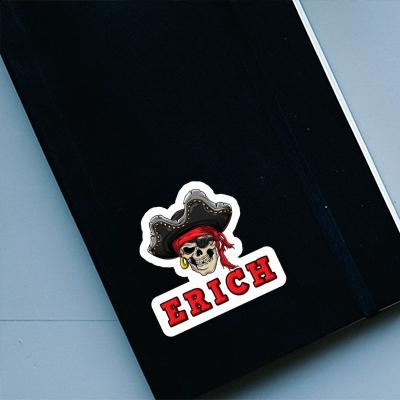 Piratenkopf Sticker Erich Laptop Image