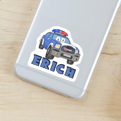 Sticker Erich Police Car Image