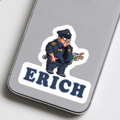 Sticker Police Officer Erich Notebook Image