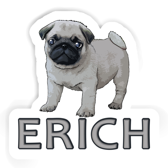 Pug Sticker Erich Notebook Image