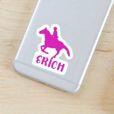 Erich Sticker Horse Rider Notebook Image