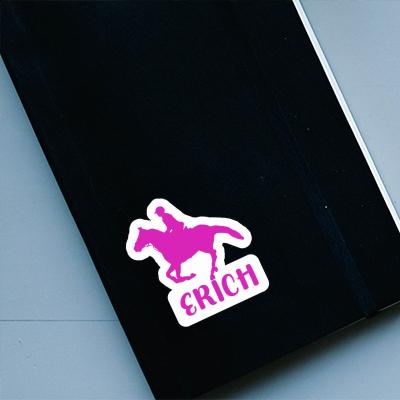 Erich Sticker Horse Rider Image