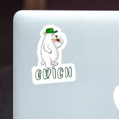 Sticker Ice Bear Erich Laptop Image