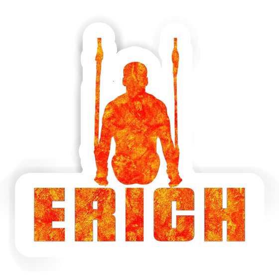 Erich Sticker Ring gymnast Laptop Image