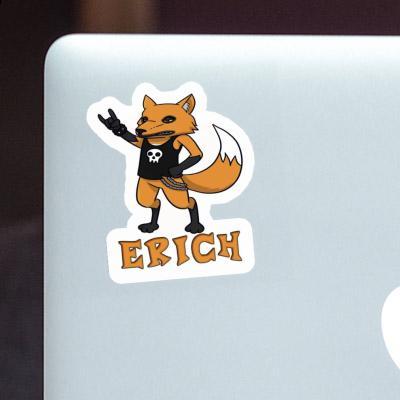 Erich Sticker Rocker Fox Notebook Image