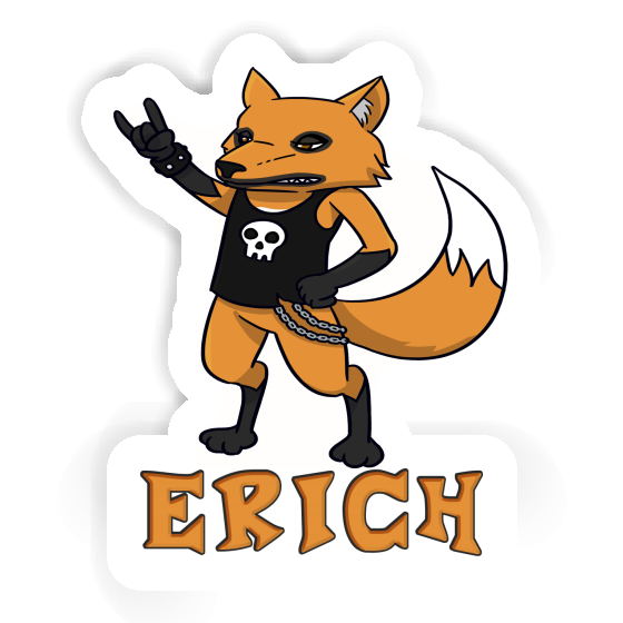 Erich Aufkleber Rocker-Fuchs Laptop Image