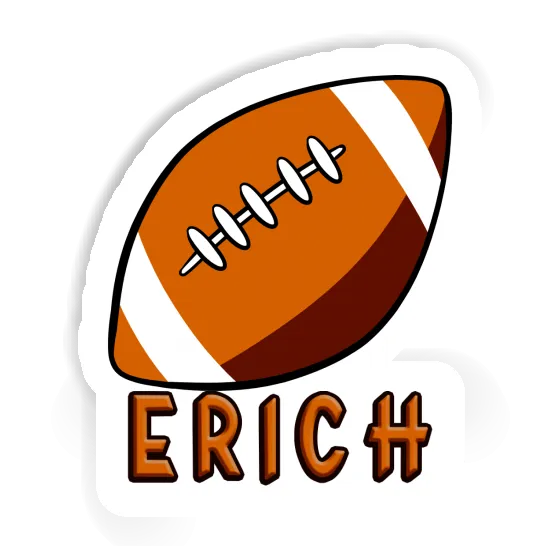 Sticker Rugby Ball Erich Image