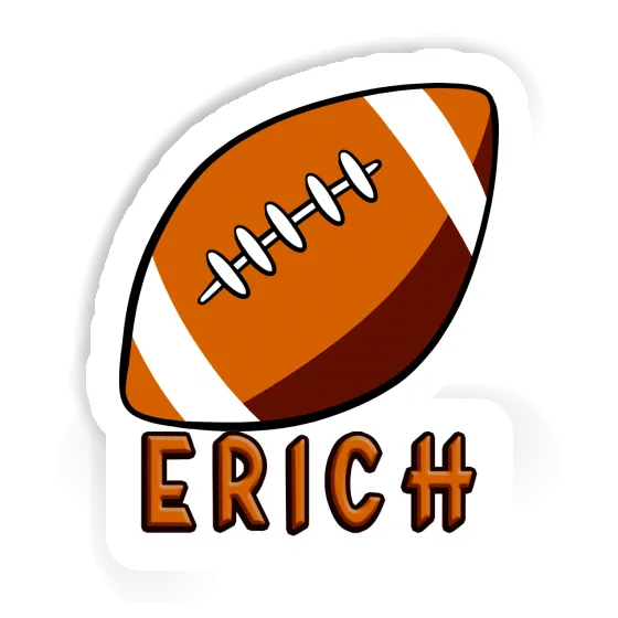 Sticker Rugby Ball Erich Notebook Image