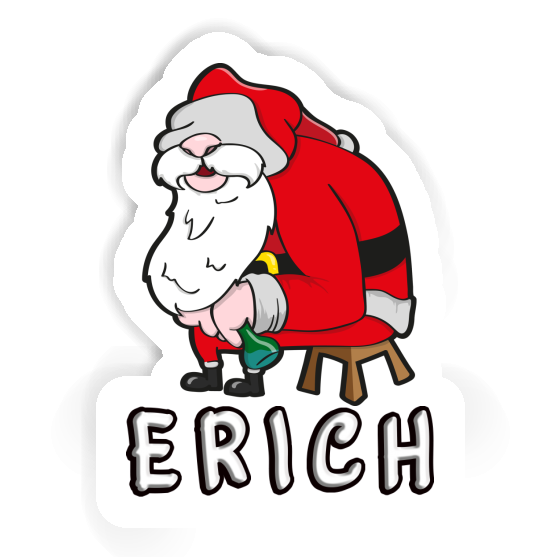 Père Noël Autocollant Erich Gift package Image