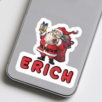 Erich Sticker Santa Claus Laptop Image