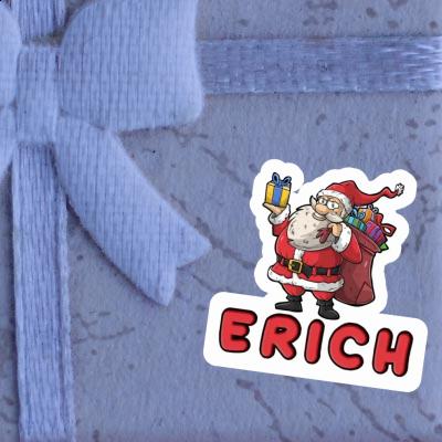 Aufkleber Weihnachtsmann Erich Image