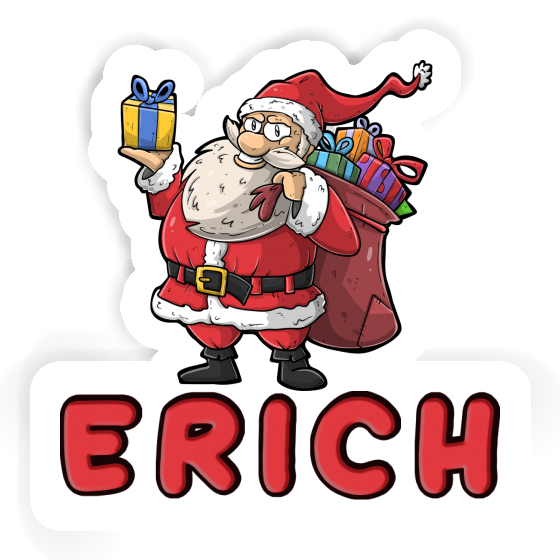 Erich Sticker Santa Claus Image