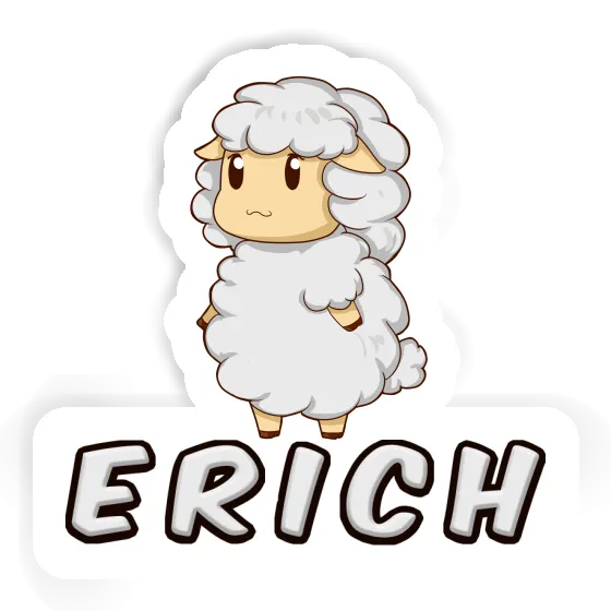 Sticker Sheep Erich Laptop Image