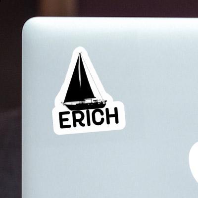 Erich Sticker Sailboat Notebook Image