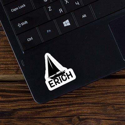 Erich Sticker Sailboat Laptop Image