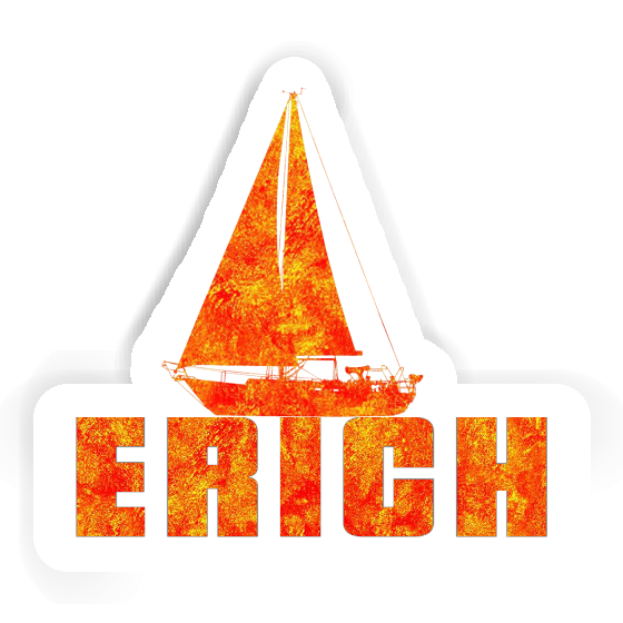 Erich Sticker Segelboot Laptop Image