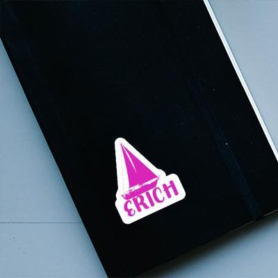 Erich Sticker Sailboat Laptop Image