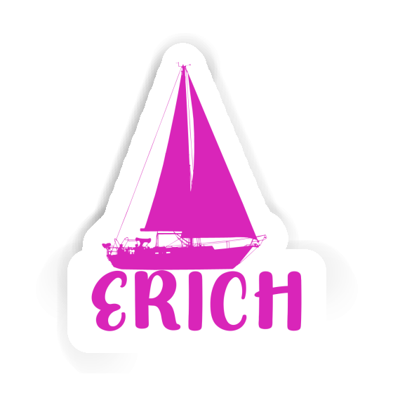 Erich Sticker Sailboat Notebook Image