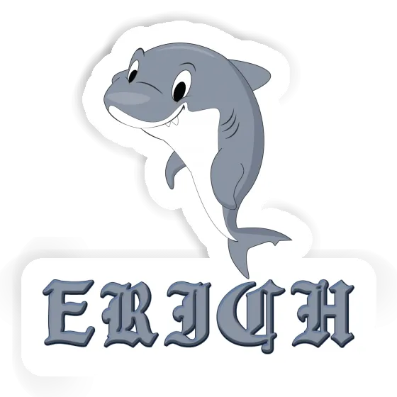 Sticker Erich Shark Gift package Image