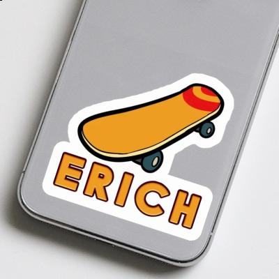 Erich Sticker Skateboard Laptop Image
