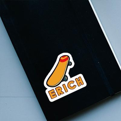 Erich Sticker Skateboard Notebook Image