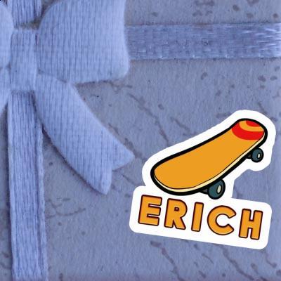 Erich Sticker Skateboard Laptop Image