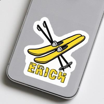 Ski Sticker Erich Notebook Image