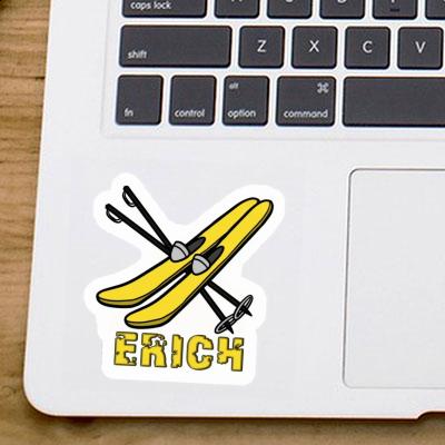 Erich Sticker Ski Laptop Image