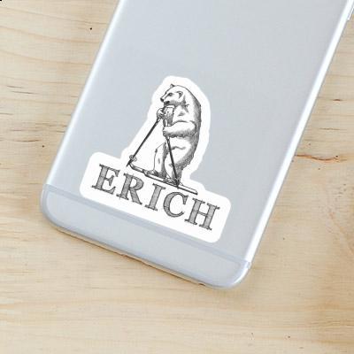 Erich Sticker Skier Notebook Image