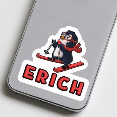 Skifahrerin Sticker Erich Notebook Image